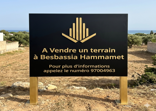 A vendre un terrain à Hammamet